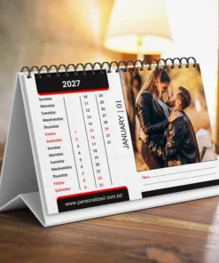 Customized desk calendar 2027